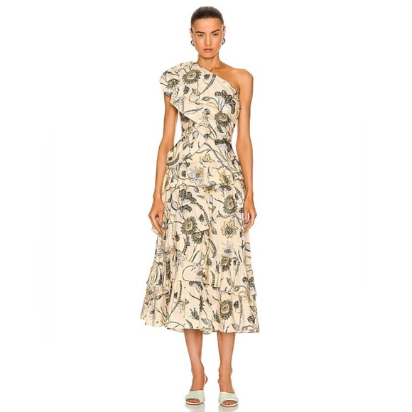 Ulla Johnson Dresses & Skirts - Ulla Johnson Ondine Dress Color Lemonbalm Size 4 excellent condition